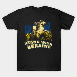 Stand With Ukraine - Ukrainian Flag T-Shirt